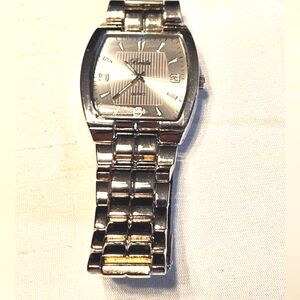 Breda Quartz Men's Analog Designer Timepiece Stainless Steel Case Wristband